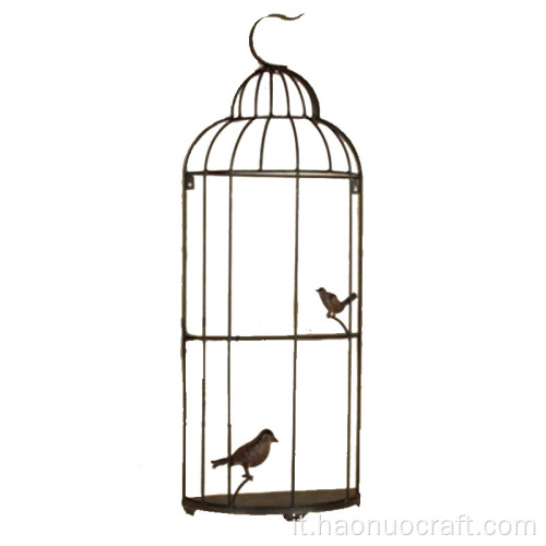 Tieyi Birdcage Wall Hanging Wall Decorativo Birdcage Soggiorno Decorativo Flower Rack Decorato Birdcage Pigeon